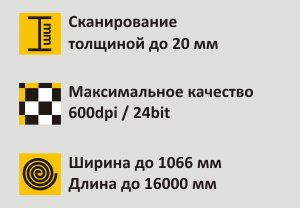 широкоформатное сканирование